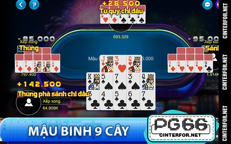 Mậu Binh 9 cây